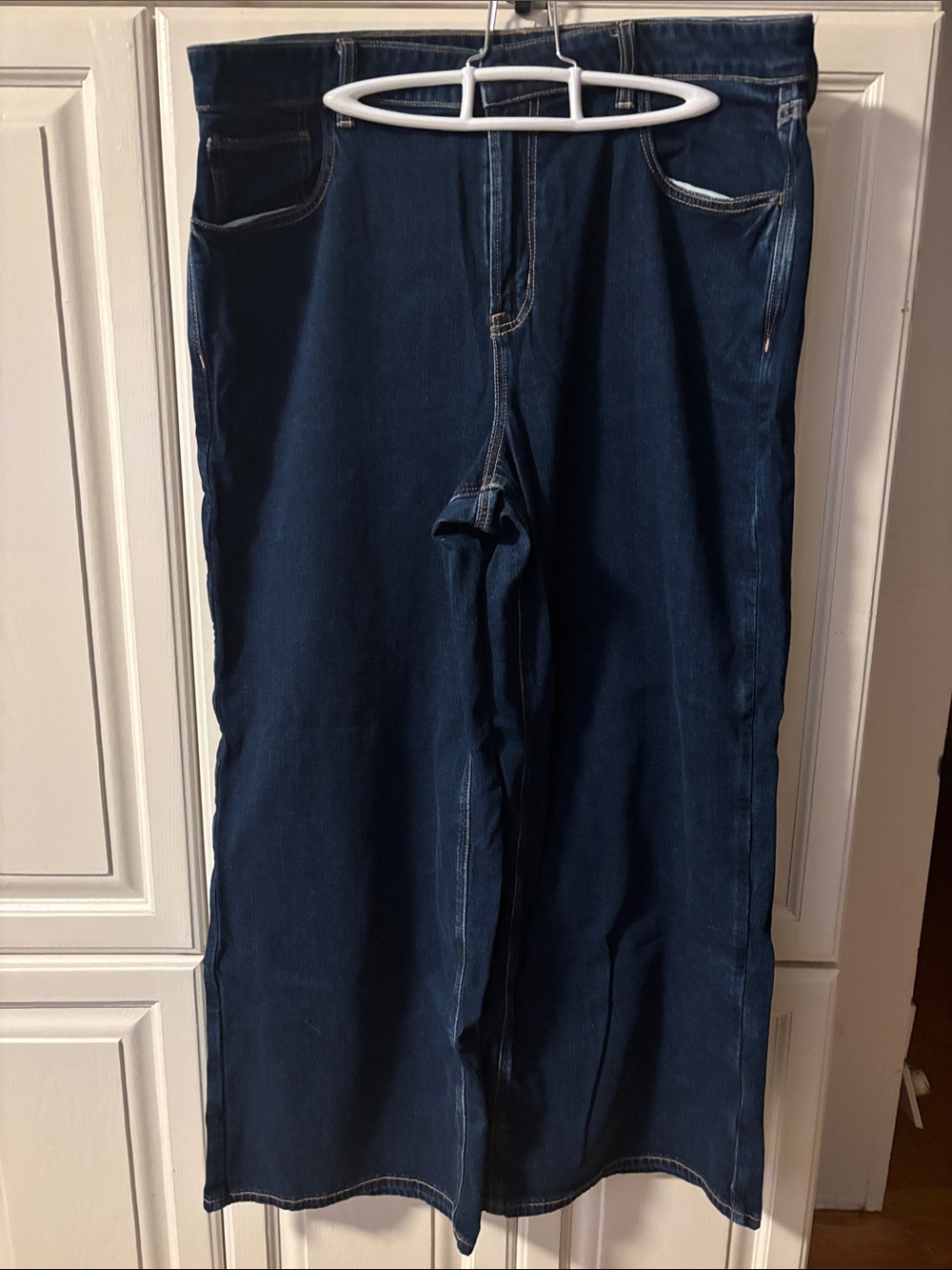 American Eagle Outfitters Indigo Wide-Leg Flare Jeans